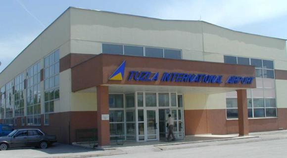 NDB at Tuzla International Airport Bosnia and Herzegovina